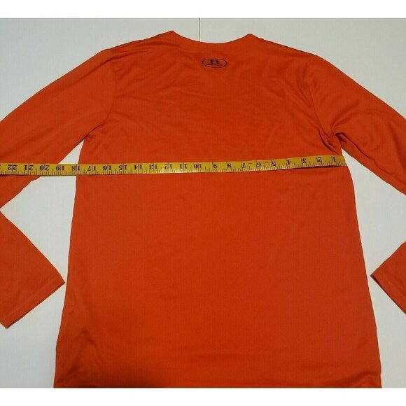Under Armour YL  Large Orange Shirt Long Sleeve - Picture 6 of 8